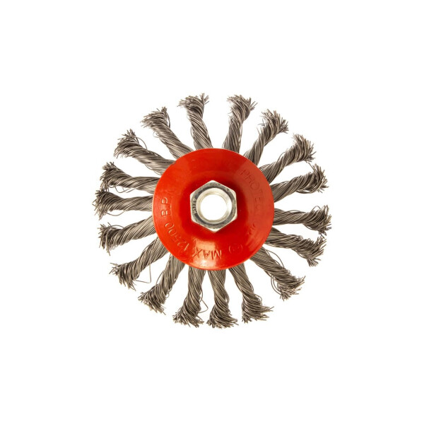 

Щетка конусная из плетеной проволоки D115 M14 HTools, 60K811