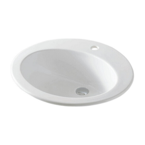 

Врезной умывальник ArtCeram Eolo, white (ELL0010100)