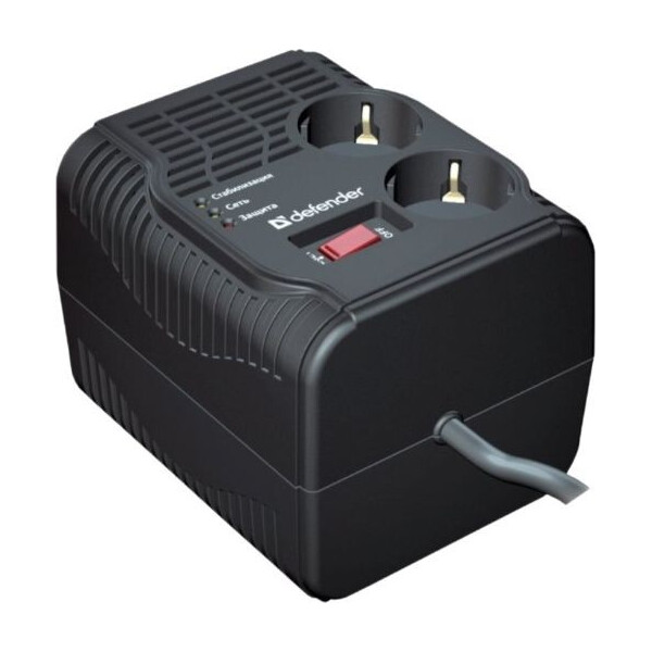

Стабилизатор напряжения Defender Typhoonl 600VA (99032) (99032)