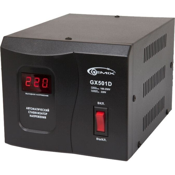 

Стабилизатор напряжения GX-501D GEMIX