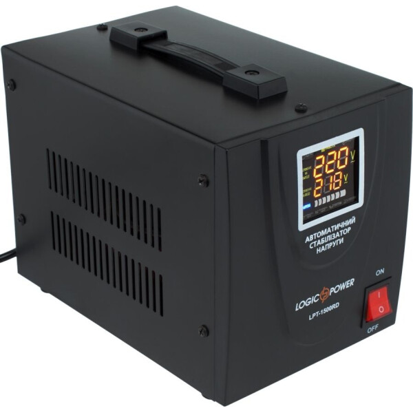 

Стабилизатор напряжения LogicPower LPT-1500RD Black (4437)