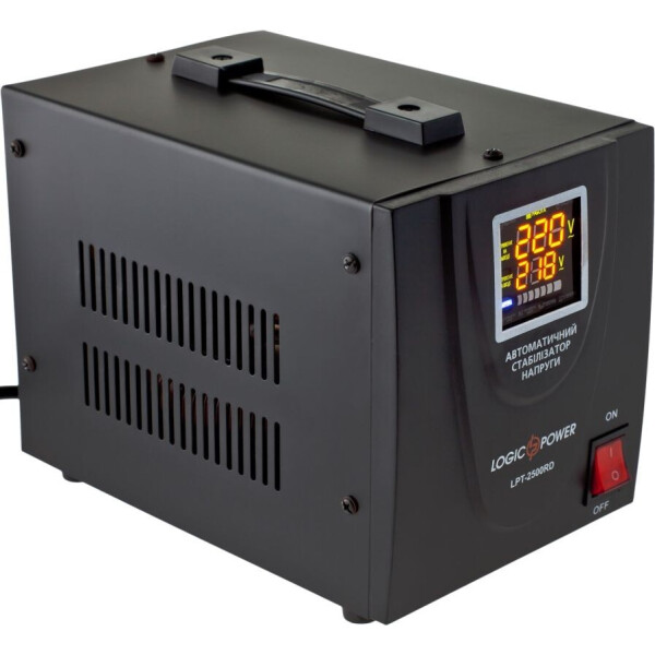 

Стабилизатор напряжения LogicPower LPT-2500RD BLACK (1750W)