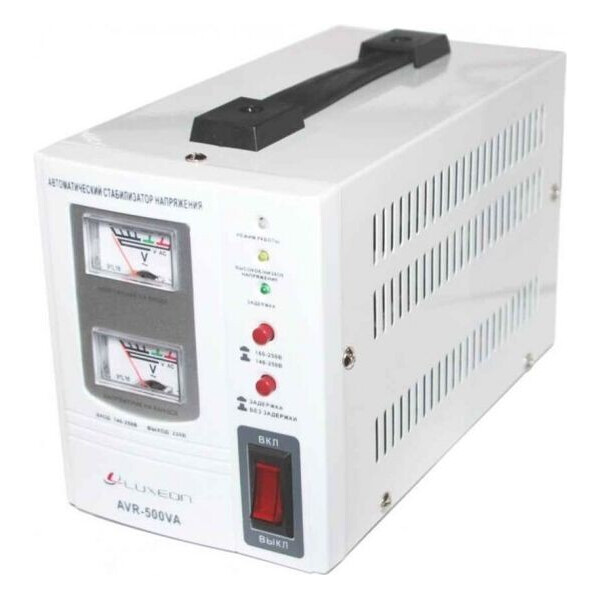 

Стабилизатор напряжения Luxeon AVR-500 VA Black