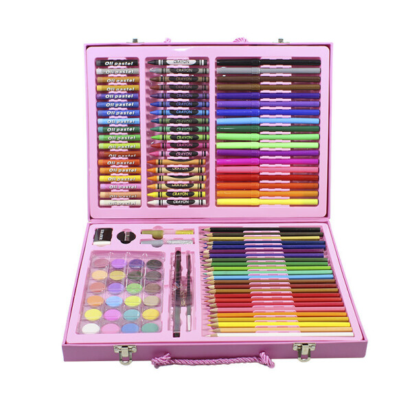 

Набор для детского творчества и рисования Painting Set 122 предметов Pink