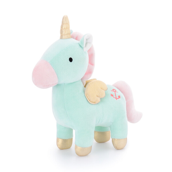 

Мягкая велюровая игрушка Metoys Бирюзовый единорог 23 см (47191)