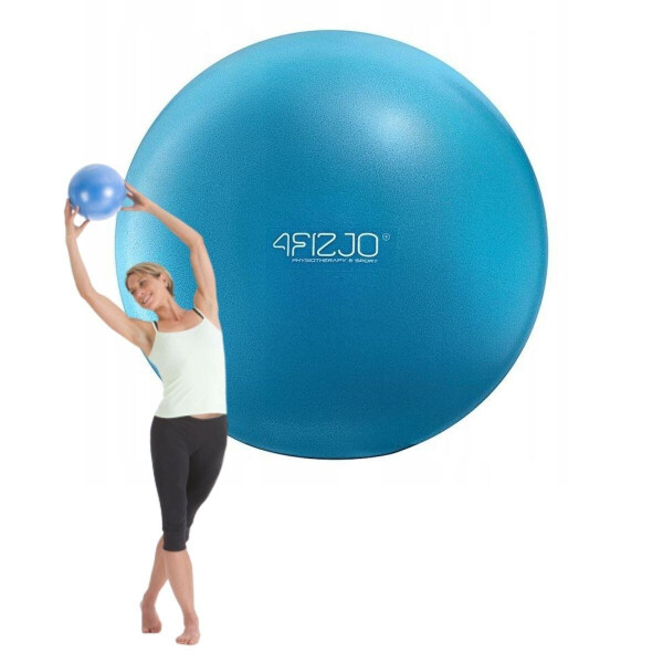 

Мяч для фитнеса 4FIZJO Blue 22 см 4FJ0140 маленький, массажный фитбол для пилатеса, йоги, реабилитации