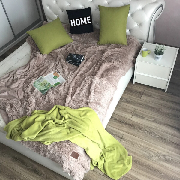 

Плед покрывало травка ALBO 160х200 cm Мокко (P-b03-2)