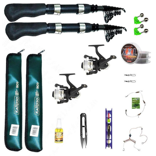 

Набор рыболовный все в одном Компактный для донной ловли, готовый к использованию