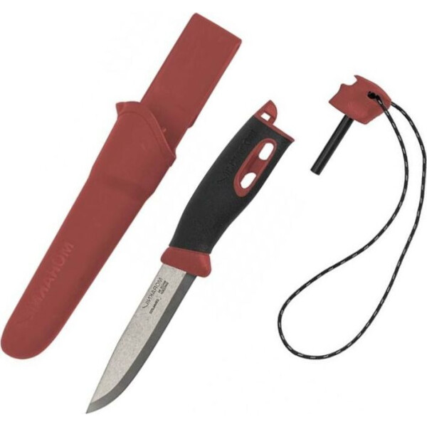 

Туристический нож Morakniv Companion Spark красный (13571)