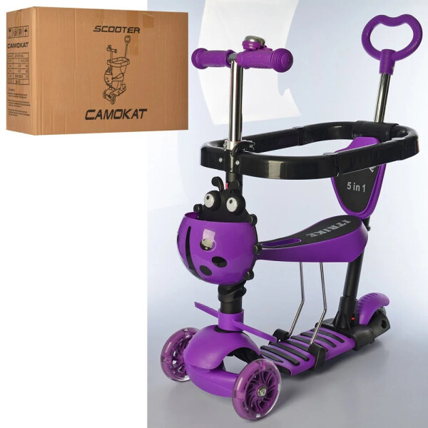 

Самокат JR 3-027-V MAXI 5в1 фиолетовый iTrike