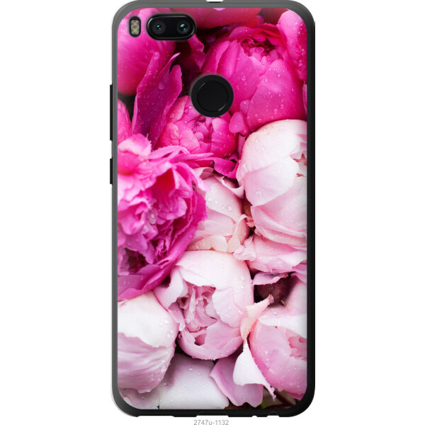 

Чехол на Xiaomi Mi A1 Розовые пионы