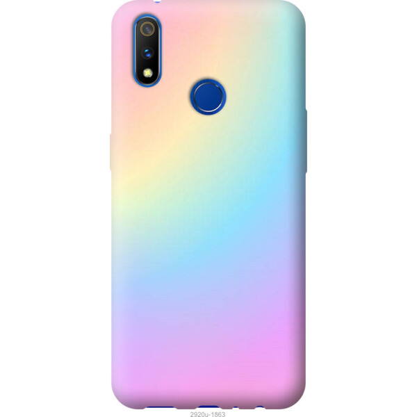 

Чехол на Realme 3 Pro Радуга 2