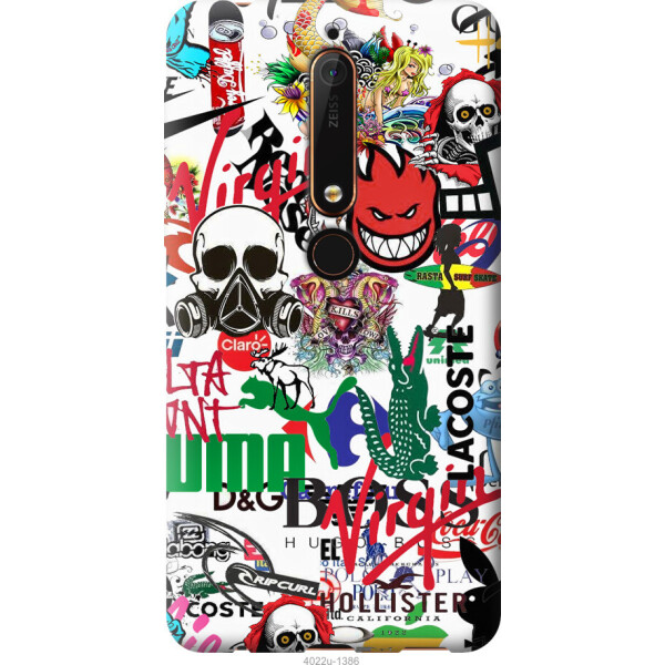 

на Nokia 6 2018 Many different logos