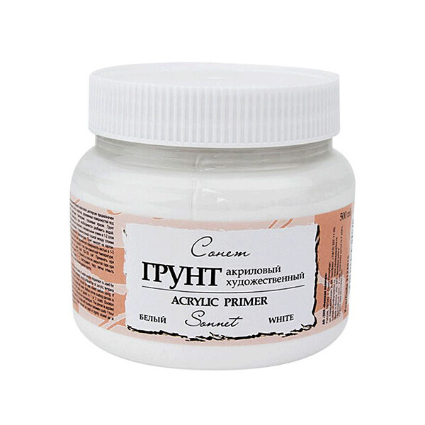 

Грунт акриловый СОНЕТ, белый, 500мл ЗХК (351896)