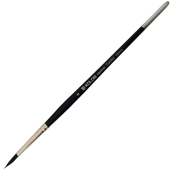 

Белая круглая Classic 3049R, № 4, к.р. кисть KOLOS (4230490R04)