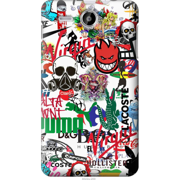 

Чехол на Lenovo A529 Many different logos