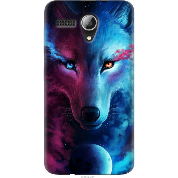 

Чехол на Lenovo A606 Арт-волк