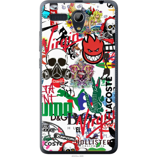 

Чехол на Lenovo A616 Many different logos