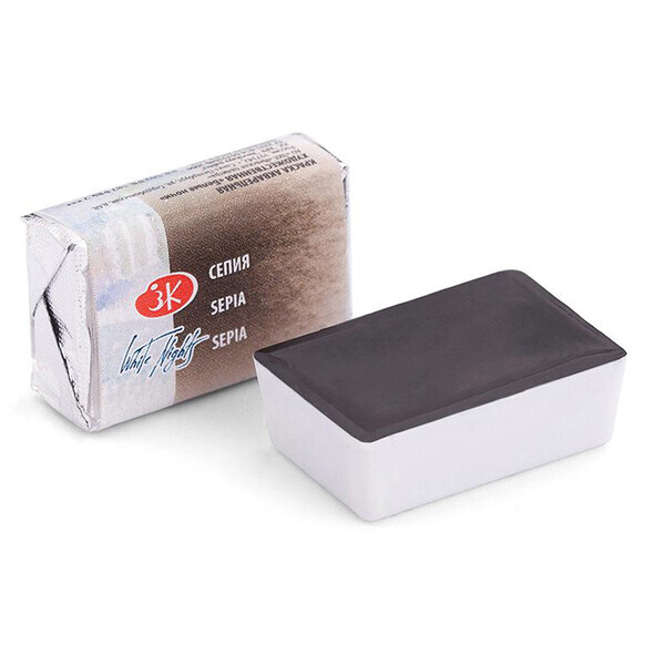 

Краска акварельная Белые ночи 2,5 мл кювета (413) сепия (351216)