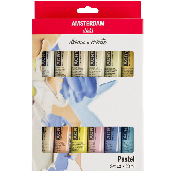

Набор акриловых красок AMSTERDAM PASTELS 12*20 мл тубы (17820601)