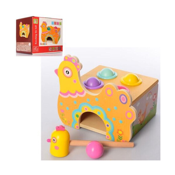 

Развивающая игрушка стучалка Bambi MD 2458 Курочка