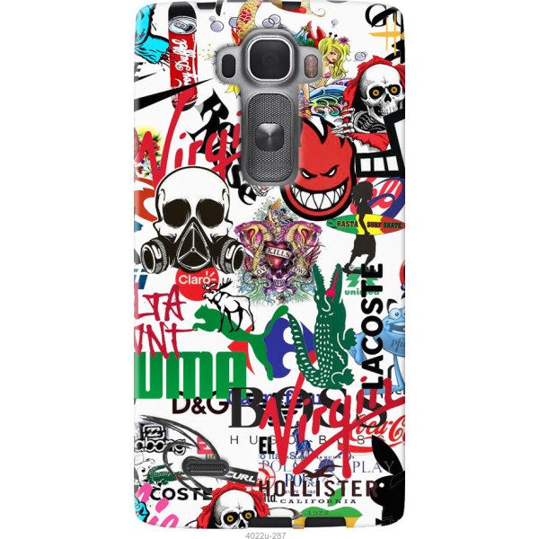 

Чехол на LG G Flex2 Many different logos