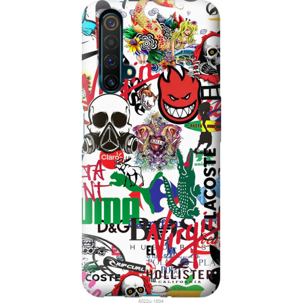 

на Realme X50 Many different logos
