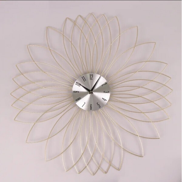 

Часы металлические D-60 см. Flora 24084