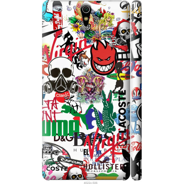 

Чехол на Sony Xperia C5 Ultra Dual E5533 Many different logos