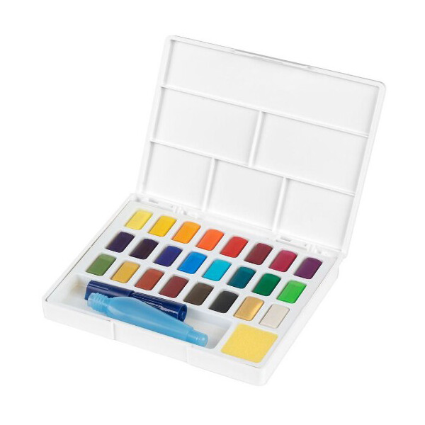 

Краски акварельные 24 цв. + кисть с резервуаром FABER-CASTELL (30757)