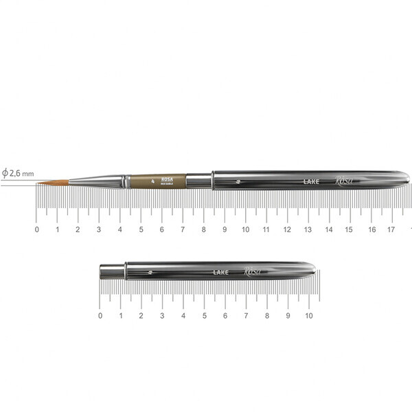 

Кисть микс соболь/синтетика круглая TRAVEL BRUSH LAKE 178, № 4 ROSA (19817804 )