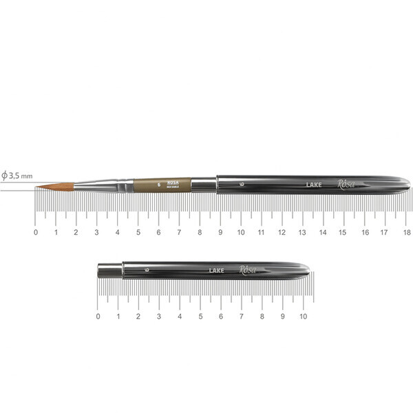 

Кисть микс соболь/синтетика круглая TRAVEL BRUSH LAKE 178, № 6 ROSA (19817806 )