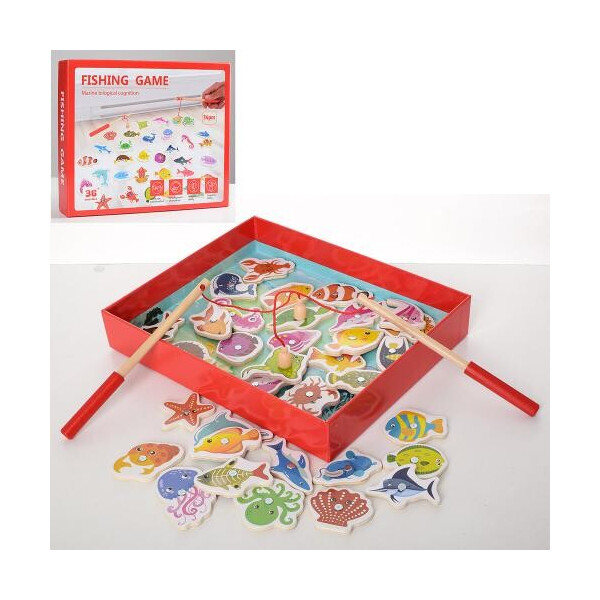 

Деревянная игрушка рыбалка Bambi MD 2233