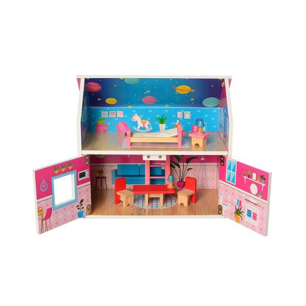 

Развивающая игрушка домик Bambi MD 2158 Розовый