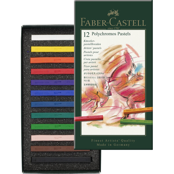 

Набор пастели Faber-Castell Polychromos 12 цв.(24123)