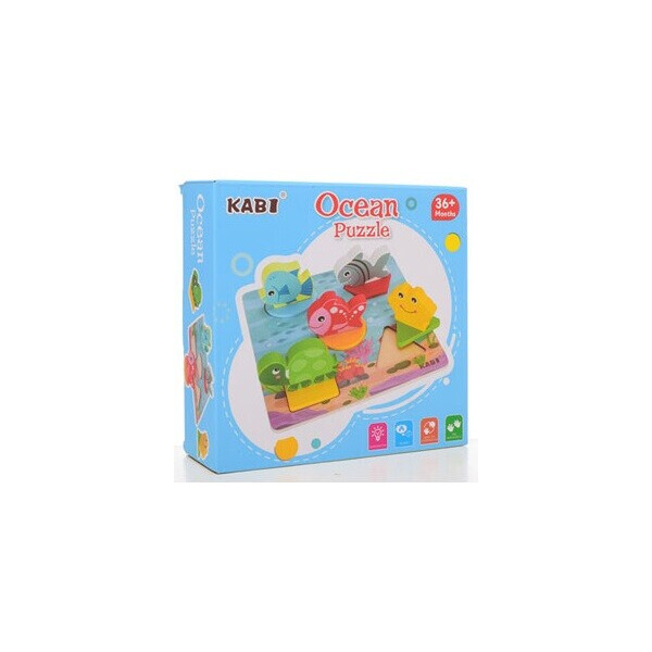 

Развивающая игрушка рамка-вкладыш Bambi MD 1508 Океан