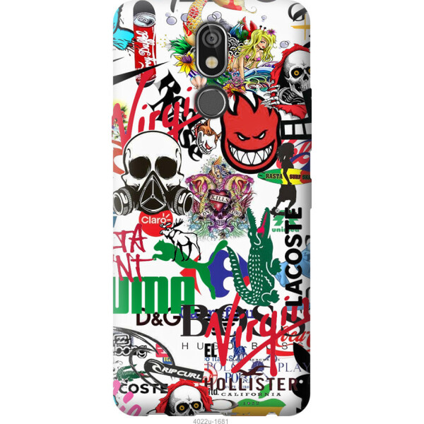 

на LG K40 Many different logos