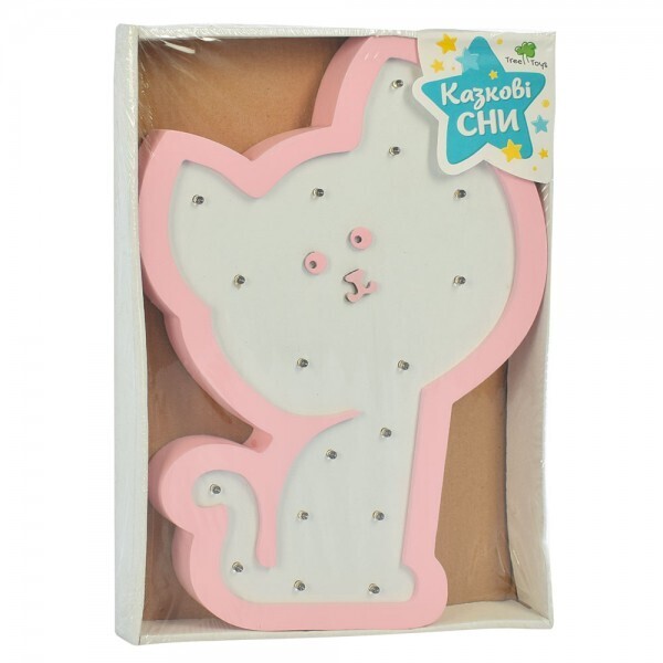 

Ночник Bambi MD 2073 Кот Розовый