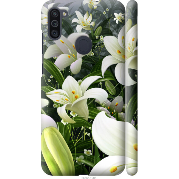 

на Samsung Galaxy M11 M115F Белые лилии