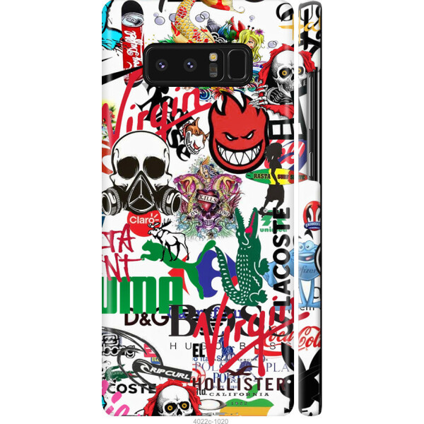 

на Samsung Galaxy Note 8 Many different logos