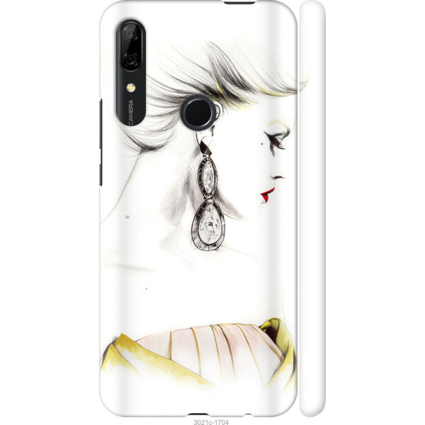 

на Huawei Y9 Prime 2019 Девушка акварелью v2