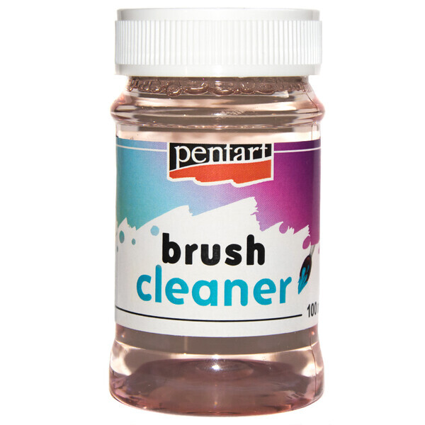 

Очиститель кистей Pentart Brush Cleaner от акриловых красок 100 мл (20262)