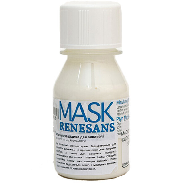 

Маскирующая жидкость для акварели МАСКОЛ 50мл (RENMASKOL50)