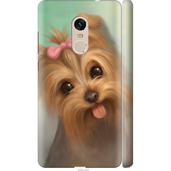 

на Xiaomi Redmi Note 4 Нарисованный йоркширский терьер