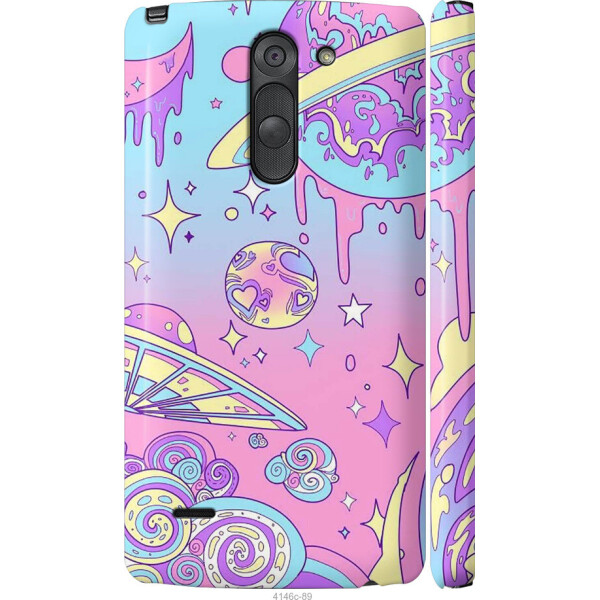 

на LG G3 Stylus D690 Розовая галактика