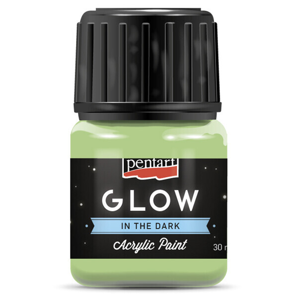 

Краска акриловая для декора Pentart «Glow in the dark» 30 мл Зеленая (16485)