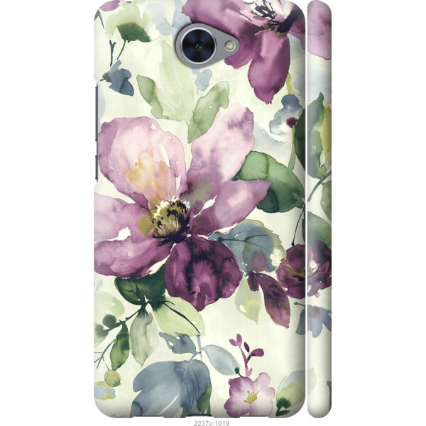 

на Huawei Y7 2017 Цветы акварелью