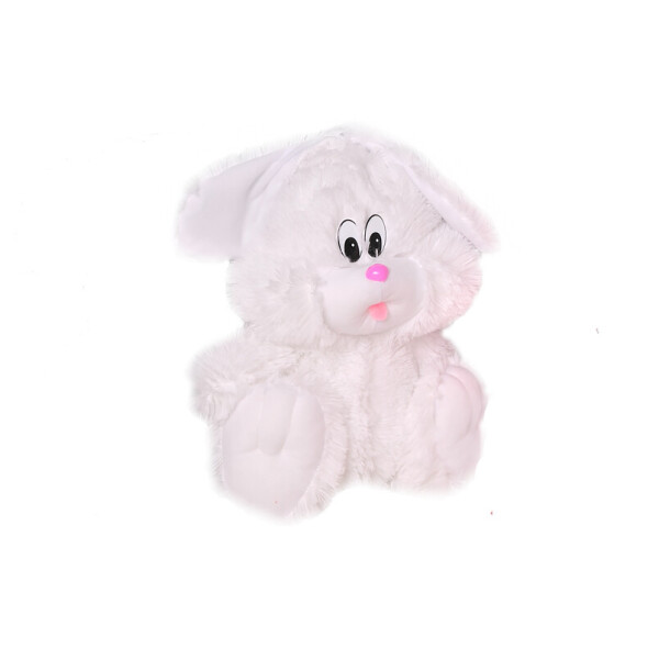 

Плюшевый Зайчик Алина сидячий 35 см белый