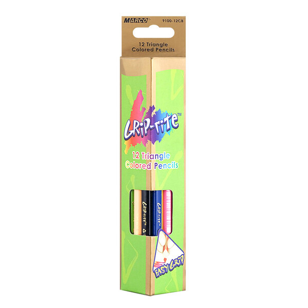 

Карандаши Grip-Rite Marco 12 цветов треугольные (9100-12CB)