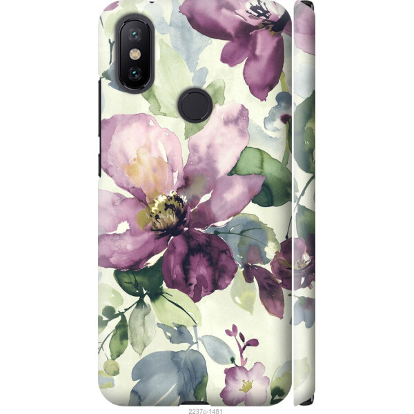 

на Xiaomi Mi A2 Цветы акварелью